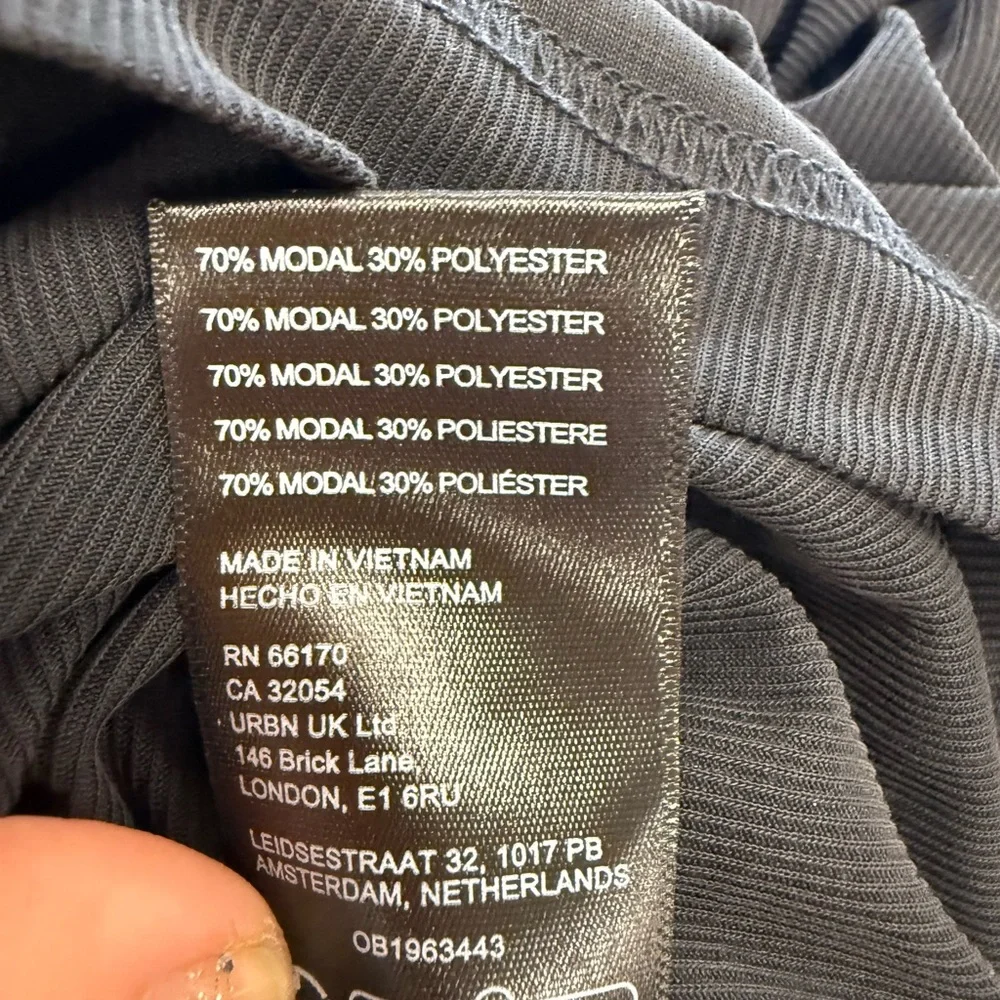 NWOT free people Madeline Mini Dress Black short sz s women’s ruched $300 - Picture 5 of 5